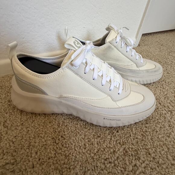 Cole Haan ZERØGRAND II FlowerFoam Sneakers White Silver Women’s 9 B W34513 main image 7